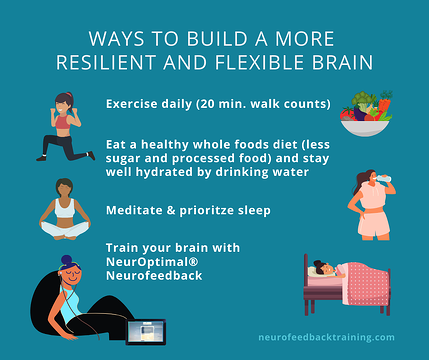 Infographic- Ways to build a more resilient and flexible brain